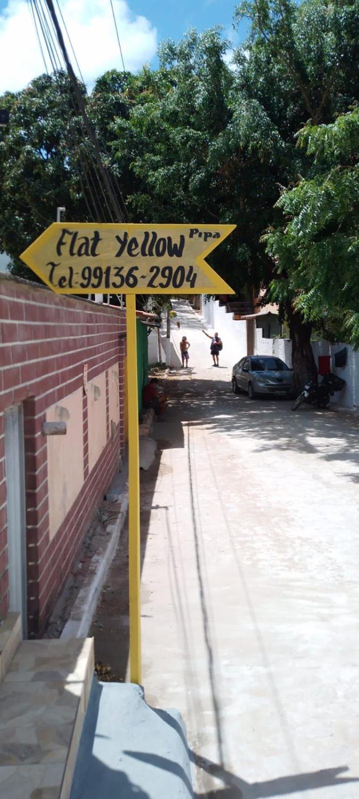 Flat Yellow Pipa Praia de Pipa Екстериор снимка